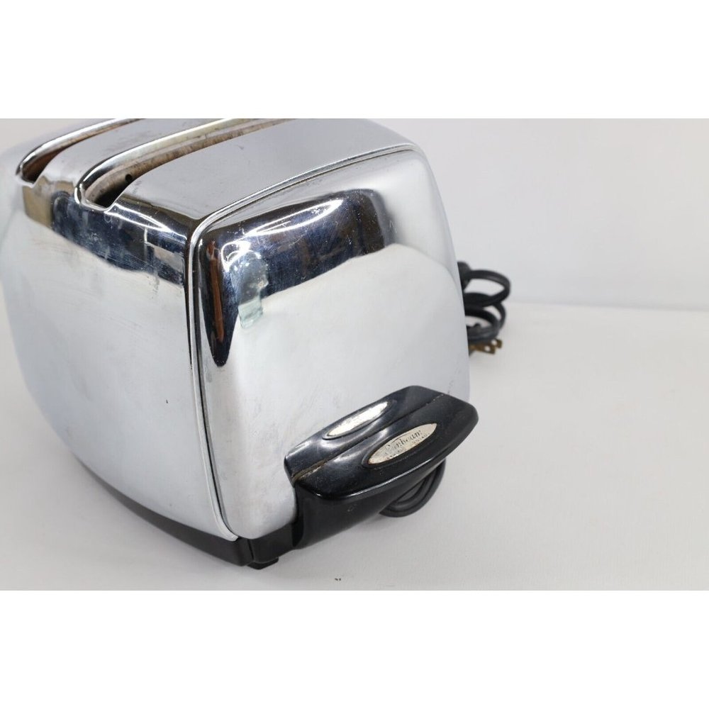 Vtg 70s Mid Century Modern MCM Sunbeam Radiant Control Auto Drop Toaster Chrome - Picture 7 of 9